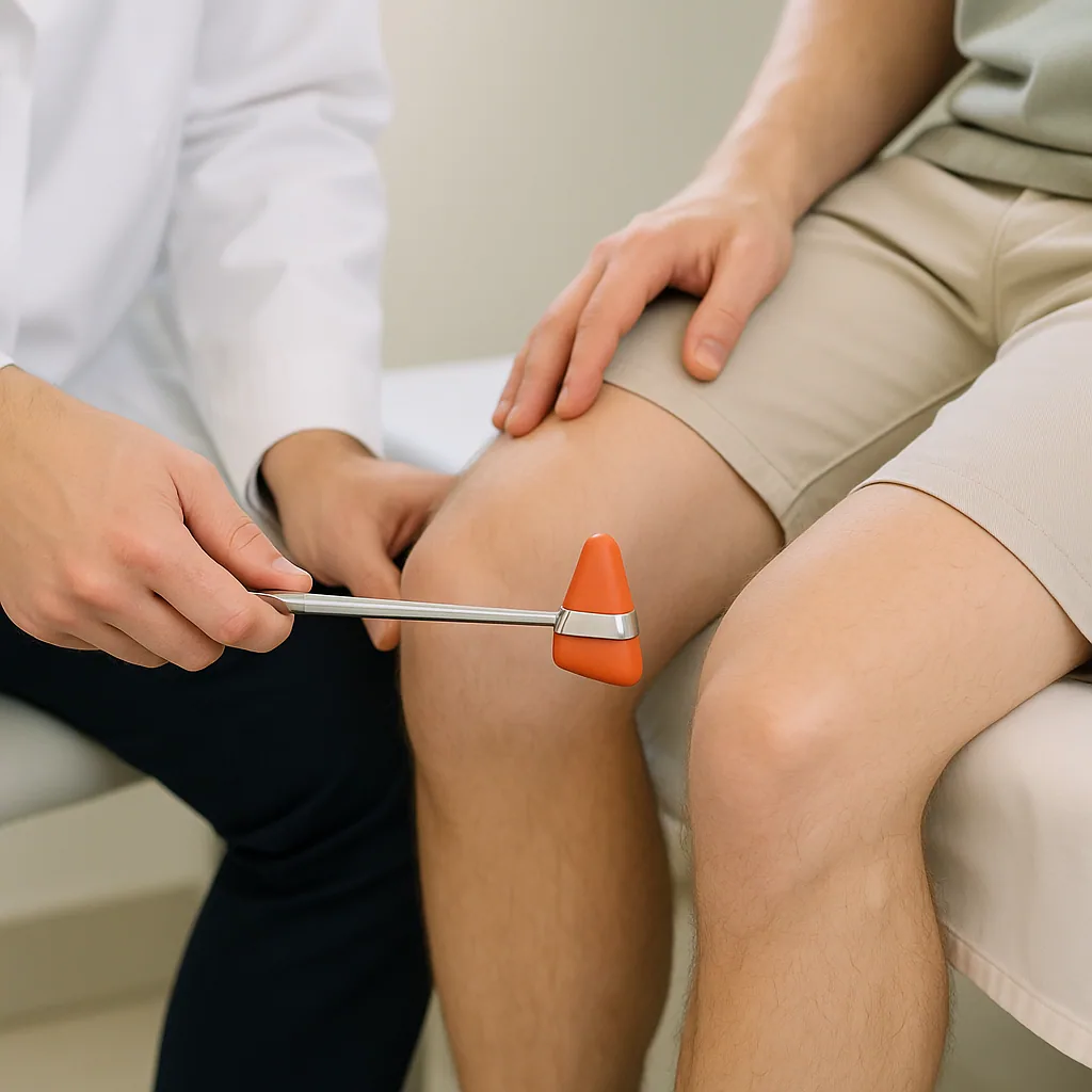 Reflexprüfung am Knie